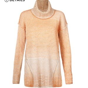 Cabi Style 4105 Ombré Pullover Sweater Knit Turtleneck Tunic size Small